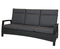 Qopps Darwin loungebank 3 zits met gasveer verstelbaar royal Grey