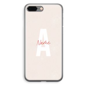 Strawberry Milkshake: iPhone 8 Plus Transparant Hoesje