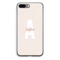 Strawberry Milkshake: iPhone 8 Plus Transparant Hoesje