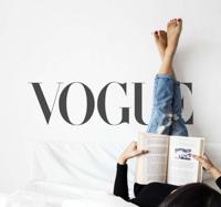 Vogue tekst stickers