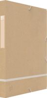 Oxford Touareg elastobox, uit karton, ft A4, rug van 2,5 cm, naturel en wit - thumbnail