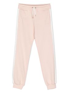 Chloé Kids pantalon de jogging à logo brodé - Rose