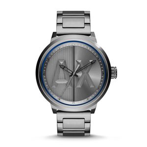 Armani Bandschakels AX1362 - Staal - (2 stuks)