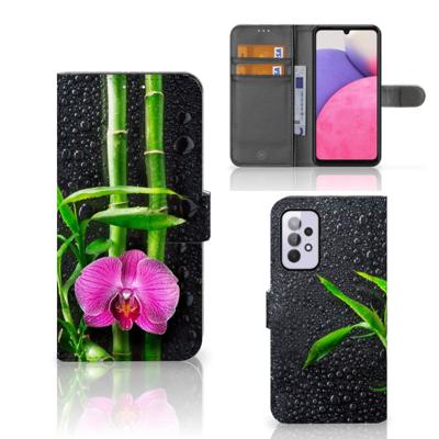 Samsung Galaxy A33 5G Hoesje Orchidee | Portemonnee hoesje