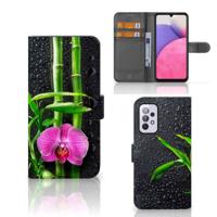 Samsung Galaxy A33 5G Hoesje Orchidee | Portemonnee hoesje