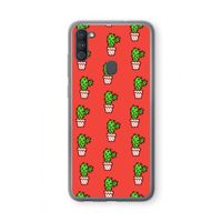 Mini cactus: Samsung Galaxy A11 Transparant Hoesje Mini cactus: Samsung Galaxy A11 Transparant Hoesje