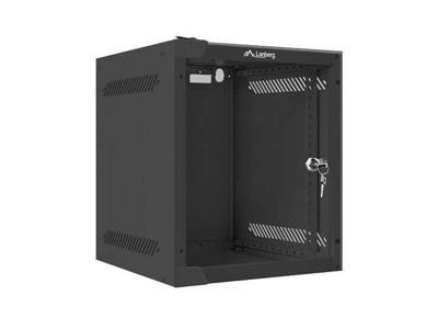 LANBERG WANDKAST 10" 6U (280X310, ZWART)