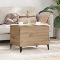 Salontafel artisanaal eikenkleurig 60 x 44.5 x 45 cm Salontafel artisanaal eikenkleurig 60 x 44.5 x 45 cm