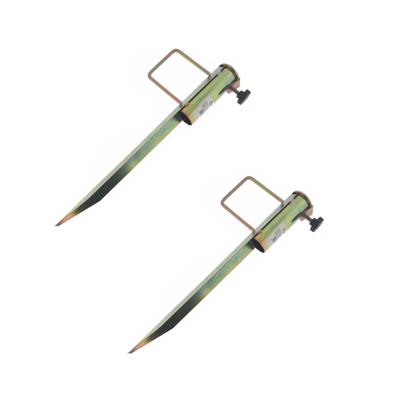 Parasolhouder - 2x - metaal - parasolboren - 45 cm - parasolvoet