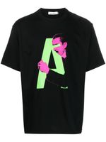 Undercover t-shirt en coton à imprimé graphique - Noir