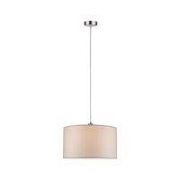 Paulmann Tessa 70924 Hanglamp LED E27 60 W Crème, RVS (geborsteld) - thumbnail