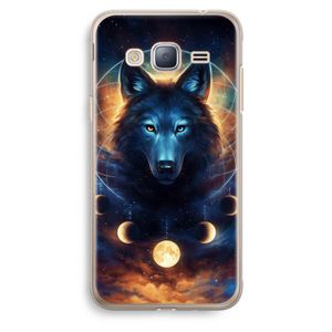 Wolf Dreamcatcher: Samsung Galaxy J3 (2016) Transparant Hoesje