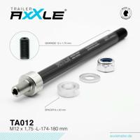 Qibbel Radoxx steekas voor trailer m12x1,75 174-180mm
