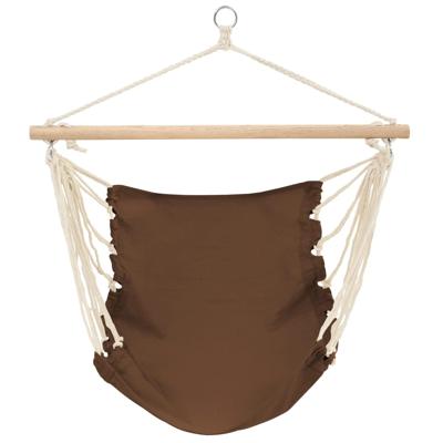 VidaXL Hangstoel opvouwbaar bruin