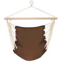 VidaXL Hangstoel opvouwbaar bruin