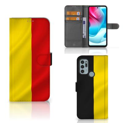 Motorola Moto G60s | Bookstyle Case | Belgische Vlag