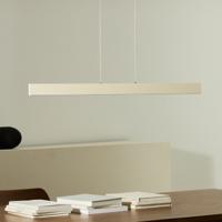 Kave Home Hanglamp 'Boadella' LED-balk, 100cm, kleur Beige