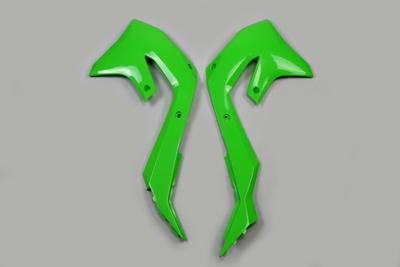 UFO PLAST Radiator covers ufo kawasaki green