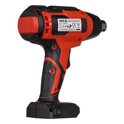 Yato YT-82285 heteluchtpistool 100 l/min 550 °C 250 W Zwart, Rood