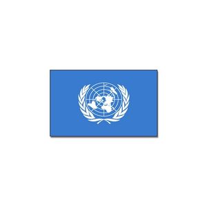 Verenigde Naties vlag 90 x 150 cm feestartikelen