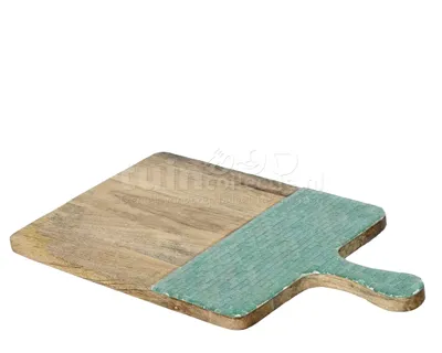 Serveerplank Mangohout Blauw 46cm
