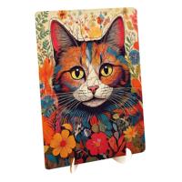 Creative Craft Group Houten puzzel kat - unieke vormen - 130st.