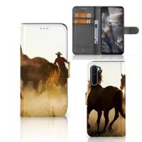 OnePlus Nord | Telefoonhoesje | Met pasjeshouder | Design Cowboy