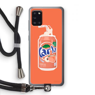 S(peach)less: Samsung Galaxy A31 Transparant Hoesje met koord