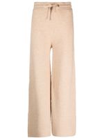 Patrizia Pepe high-waist fine-knit trousers - Tons neutres