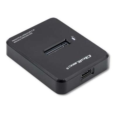 Qoltec 50313 behuizing voor opslagstations SDD-behuizing Zwart M.2