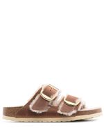 Birkenstock sandales Arizona Big Buckle en cuir - Marron - thumbnail