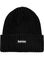 Supreme bonnet en maille - Noir - thumbnail