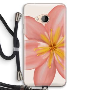 Pink Ellila Flower: HTC U Play Transparant Hoesje met koord