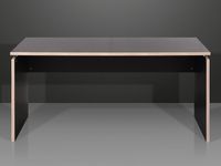 Bureau DUPLEX 160 cm antraciet - thumbnail