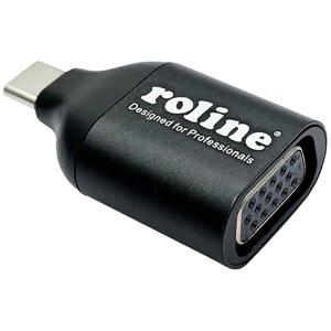 ROLINE 12.03.3228 USB grafische adapter 1920 x 1080 Pixels Zwart