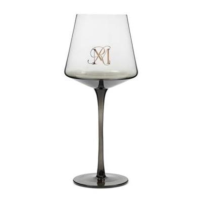 Riviera Maison Wijnglas Witte Wijn Zwart - RM Aura - Glas - 450 ml Riviera Maison Wijnglas Witte Wijn Zwart - RM Aura - Glas - 450 ml