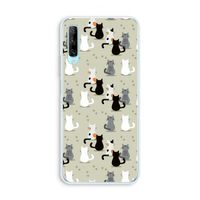 Katten: Huawei P Smart Pro Transparant Hoesje Katten: Huawei P Smart Pro Transparant Hoesje