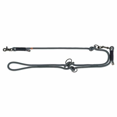 Hondenriem Trixie Soft Rope Zwart Grijs 2 m L/XL