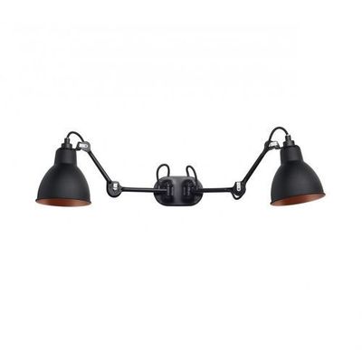 DCW Editions Lampe Gras N204 Double Round Wandlamp - Zwart/koper DCW Editions Lampe Gras N204 Double Round Wandlamp - Zwart/koper