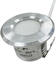 Enzo Led mini inbouwspot 1,5w 2700k 37mm 60gr rond vast geschuurd staal - led4632