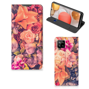 Samsung Galaxy A42 Smart Cover Bosje Bloemen