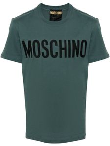 Moschino t-shirt en coton à logo imprimé - Vert