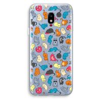 Kleurrijke katten: Samsung Galaxy J3 (2017) Transparant Hoesje
