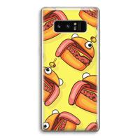 Hamburger: Samsung Galaxy Note 8 Transparant Hoesje - thumbnail