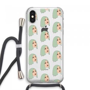 King Kylie: iPhone XS Max Transparant Hoesje met koord