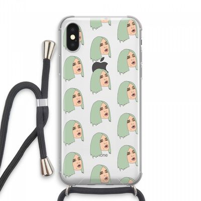 King Kylie: iPhone XS Max Transparant Hoesje met koord