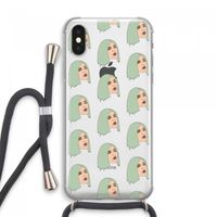 King Kylie: iPhone XS Max Transparant Hoesje met koord