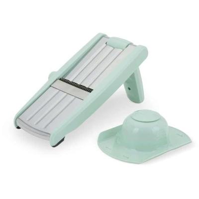3 in 1 Mandoline - LIVOO - MEN429 - Roestvrij staal - 3 tot 9 mm - Afneembare handgreep - Duwer met spikes - Antislipvoetjes