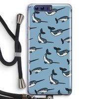 Narwhal: Honor 9 Transparant Hoesje met koord