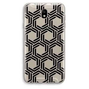 Geometrisch patroon: Samsung Galaxy J7 (2017) Transparant Hoesje